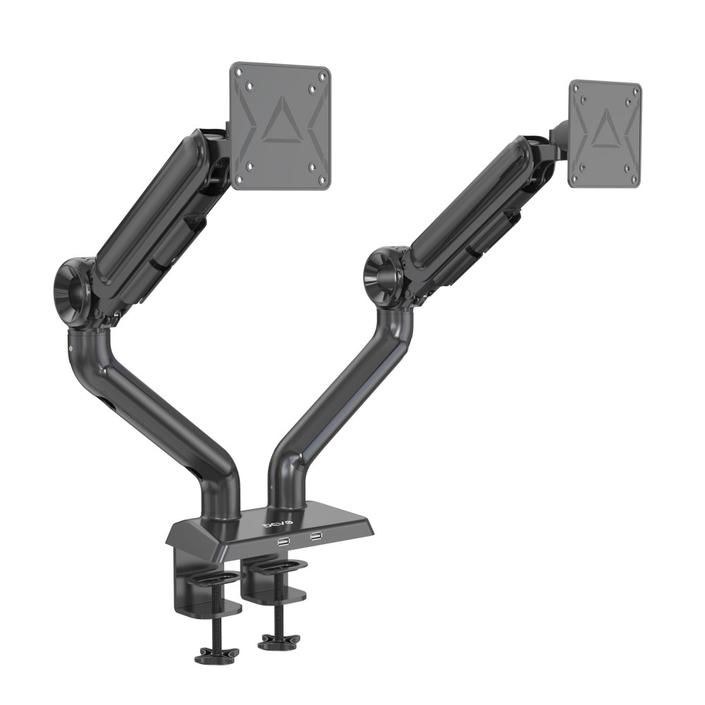 Devo Gaming Monitor Arm 2 Monitors v2 Black